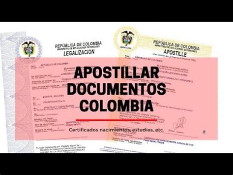 C Mo Apostillar Un T Tulo Profesional En Colombia De Manera Correcta Y