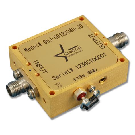 Microwave Broadband General Purpose Amplifiers QuinStar Technology Inc