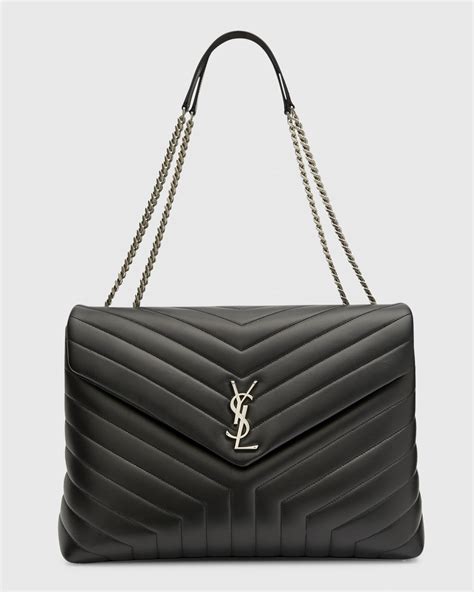 Saint Laurent Loulou Medium Quilted Suede Shoulder Bag Neiman Marcus