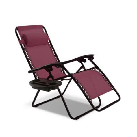 Hivvago Outdoor Folding Zero Gravity Reclining Lounge Chair Beige 1