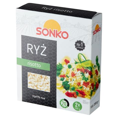 Sonko Ryż risotto 200 g 2 x 100 g Zakupy online z dostawą do domu