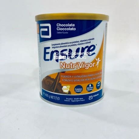 ENSURE NUTRIVIGOR 400 G LATA CHOCOLATE Farmacia Sagunto