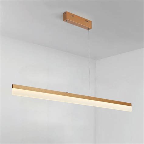 Modern Linear Led Pendant Light Led Integrated 100 240v Minimalism