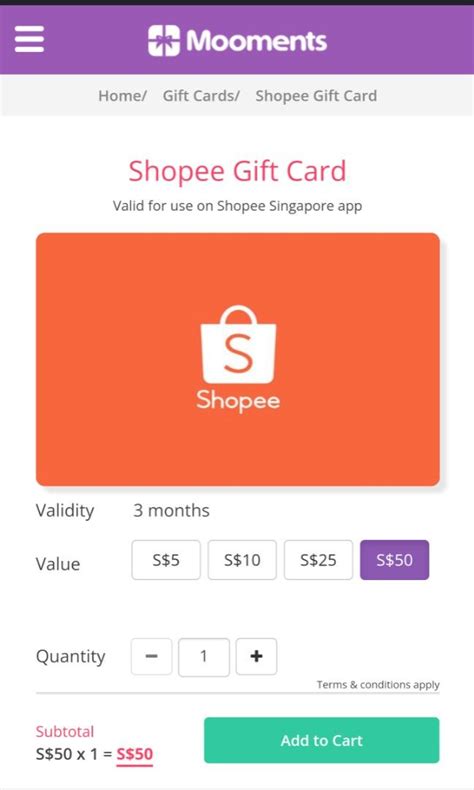 Shopee Voucher $50, Tickets & Vouchers, Vouchers on Carousell