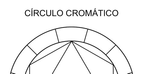 Circulo Cromatico Para Colorear Colorea Tus Dibujos