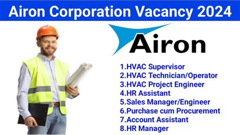 Airon Corporation Vacancy Iti Be B Tech Any Degree Apply