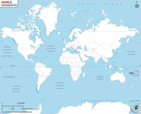 Fiji On World Map – Map Of The Usa With State Names