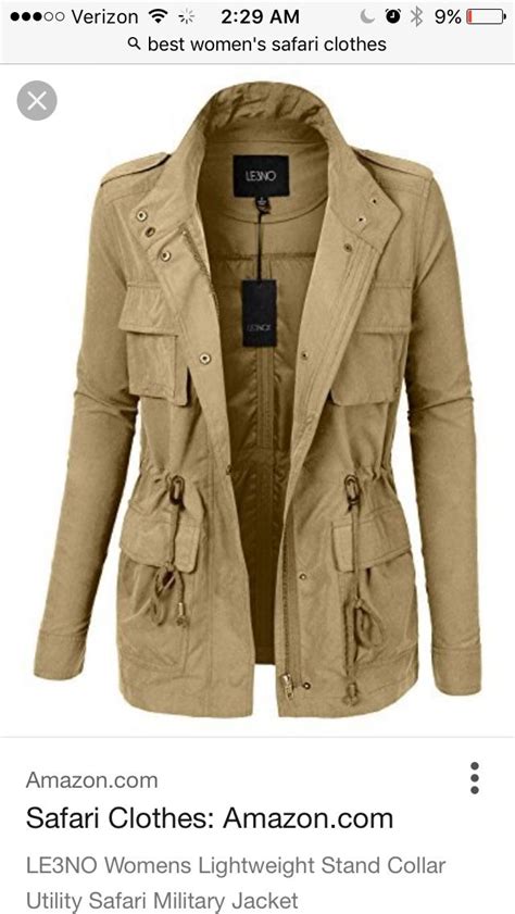 safari jacket | Jacket outfit women, Safari jacket outfit, Army jacket ...