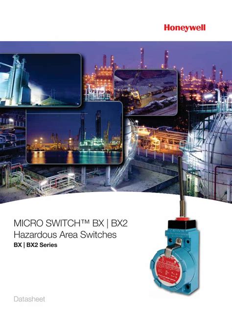 PDF MICRO SWITCH BX BX2 Series HAzardous Area Switches DOKUMEN TIPS