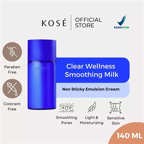 Jual Kose KOSE Sekkisei Clear Wellness Smoothing Milk 140ml Original