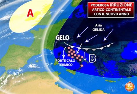 Meteo Poderosa Irruzione Artico Continentale A Inizio Neve Fin