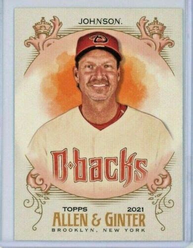 Topps Allen Ginter Base Randy Johnson Arizona Diamondbacks