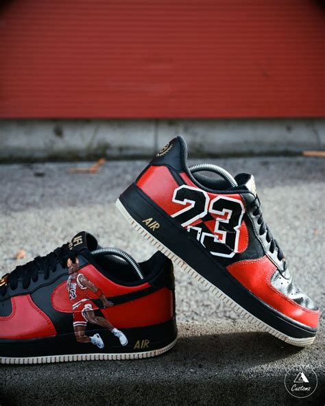 Michael Jordan Air Force 1 Custom - Daniel Customs