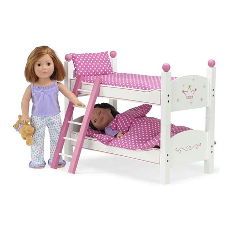 Emily Rose 18 Inch Doll Bunk Bed Doll Bed 2 Single 18 Doll Beds