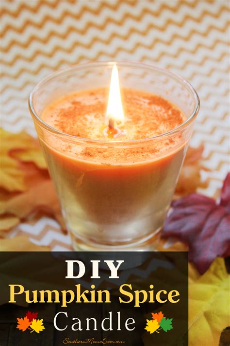 Southern Mom Loves: Make Your Own DIY Pumpkin Spice Candles This Fall!