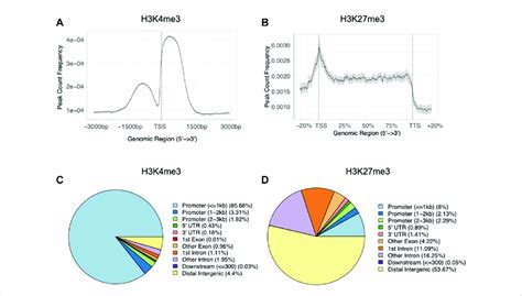 Distribution Patterns Of A Average H3k4me3 Peaks Around Tss Regions