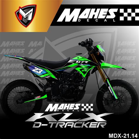 Jual Decal Sticker Motor Cross Klx Dtracker New Fullbody Dekal