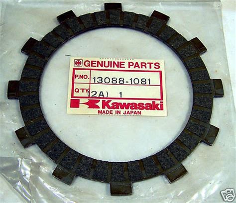 NEW OEM KAWASAKI KX125 KDX200 CLUTCH DISK 13088 1081 EBay