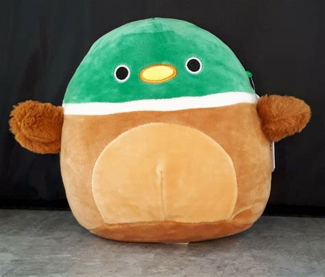 Squishmallow 8 Inch 2020 Easter Avery Green Brown Duck NWT SUPER