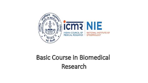 Basic Course In Biomedical Research