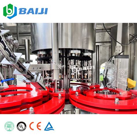 Automatic Glass Bottle Carbonated Soft Drink Bottling Filling Machine