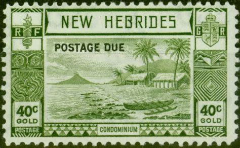 New Hebrides C Grey Olive Sgd Fine Mnh Empire Philatelists