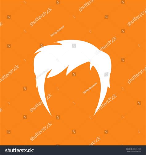 Woman Hair Style Icon Stock Vector Royalty Free 609474965 Shutterstock