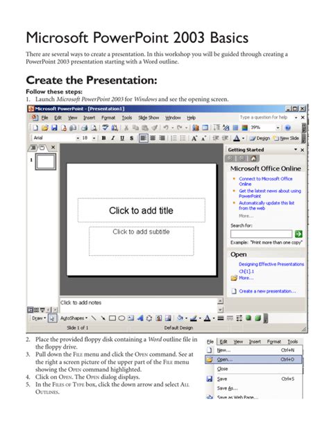 Microsoft Powerpoint Basics