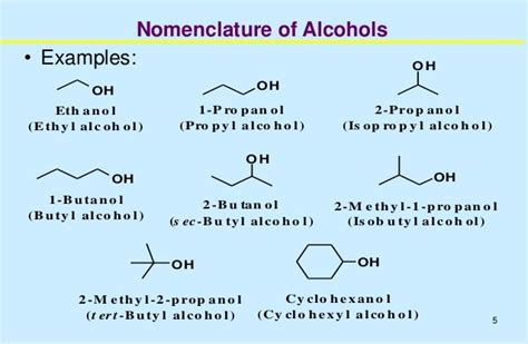 L 10 Alcohols Structure Nomenclature Classification Etc Pch217 2013 2