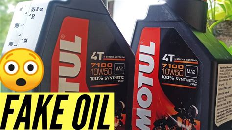 How To Check Motul Engine Oil Fake Or Original Youtube