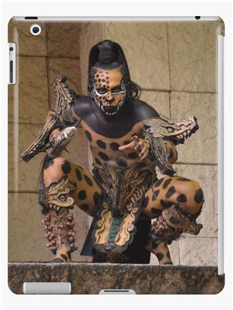 "Maya Sacred Animal Dancer in Dios Jaguar Costume" iPad Case & Skin for ...