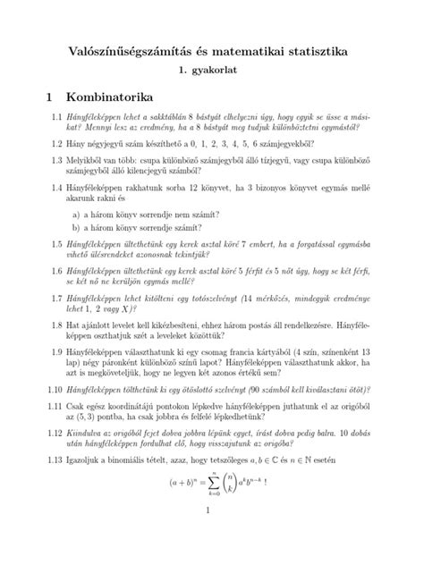 Kombinatorika Pdf