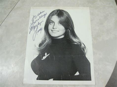 Playmate Of The Year Marilyn Lange Autographed Promo X