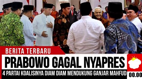 Geger Pagi Ini Parpol Koalisi Prabowo Dukung Ganjar Mahfud Md