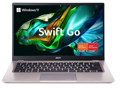 Acer Swift Go With Ryzen Series Chipset And Fhd Display