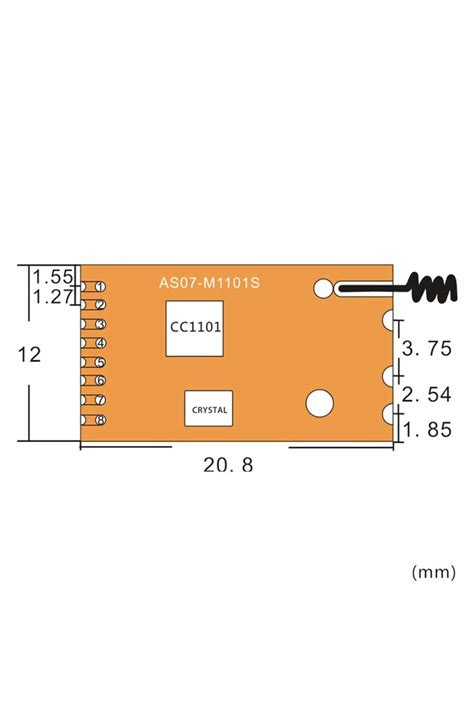 Genel Markalar Cc1101 433mhz Kablosuz Haberleşme Modülü Spı 1000 Metre