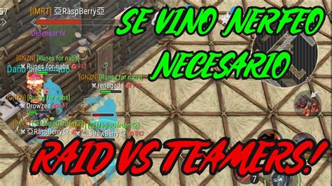 FROSTBORN POR FIN NERFEO RAID VS TEAMERS YouTube