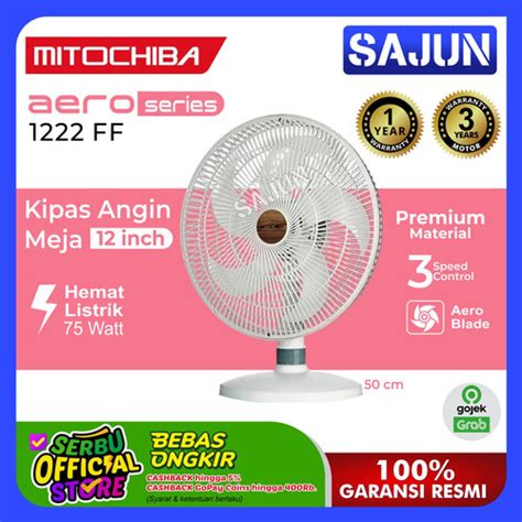 Jual Mitochiba Aero Series Kipas Angin Meja Inch Desk Fan Ff