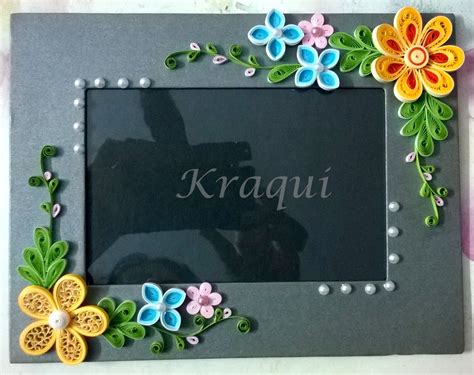 Quilled Photo Frame Quilling Dolls Paper Quilling Jewelry Paper