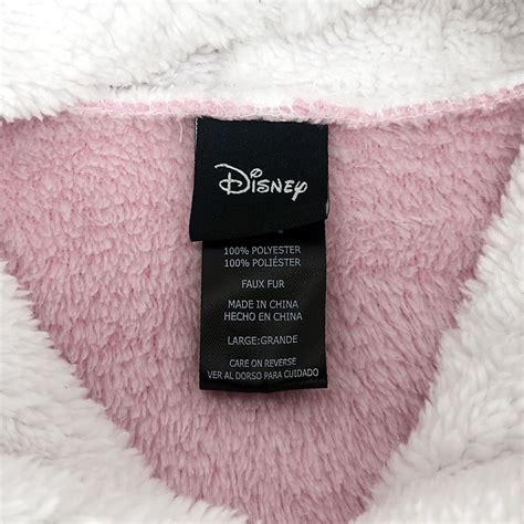 Disney Pink Minnie Mouse Sherpa Hood Lounger Robe Women S L Ebay