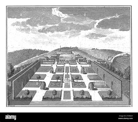 View Of The Garden Of The Capuchin Monastery In Spa Hj Godin 1778