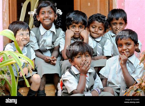 Indian School Children Hi Res Stock Photography And Images Alamy