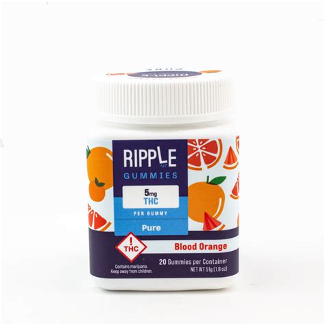 Ripple Gummies Blood Orange 100mg Rec