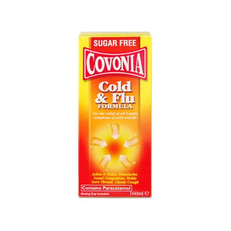 Covonia Cold And Flu Formula Sugar Free 160ml PharmacyPlus