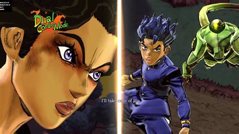 Jojos Bizarre Adventure Eyes Of Heaven Yukako And Koichi Vs Avdol And Polnareff Youtube