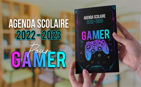 Agenda Scolaire 2022 2023 Gamer Planificateur Journalier 1 Jour Par