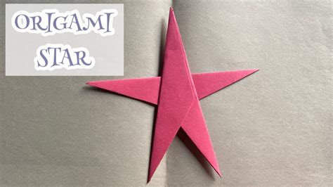 Christmas Star How To Make Origami Star 3d Diy Star Youtube