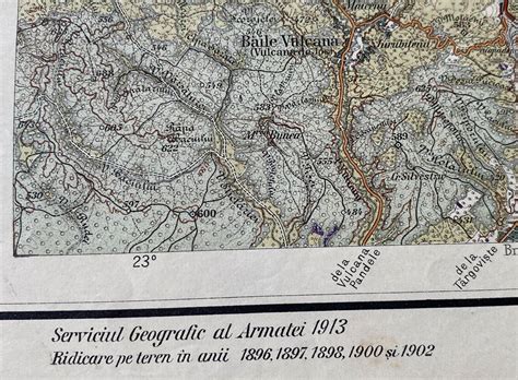 Harta Sinaia 1913 Arta Obiecte De Colectie 820339 Piata Az