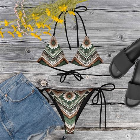 Marrakech Rhapsody Bikini Set Vibrant Two Piece Swimwear Etsy