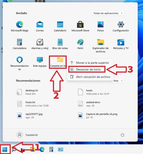 Como Anclar Una Carpeta En Menú De Inicio en Windows 11 2025